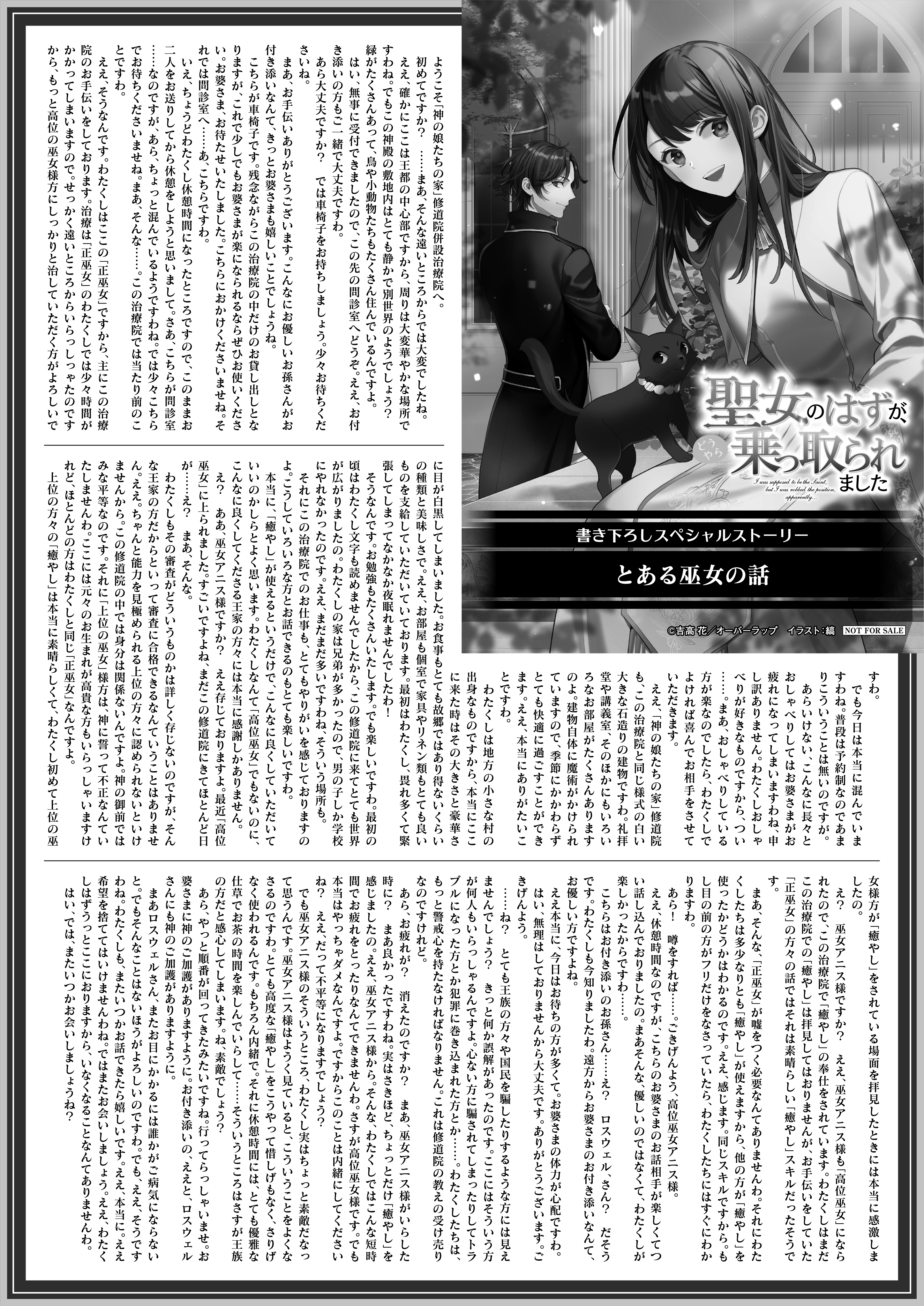 【ノベルスf】『聖女のはずが、どうやら乗っ取られました 3』B5SSペーパー